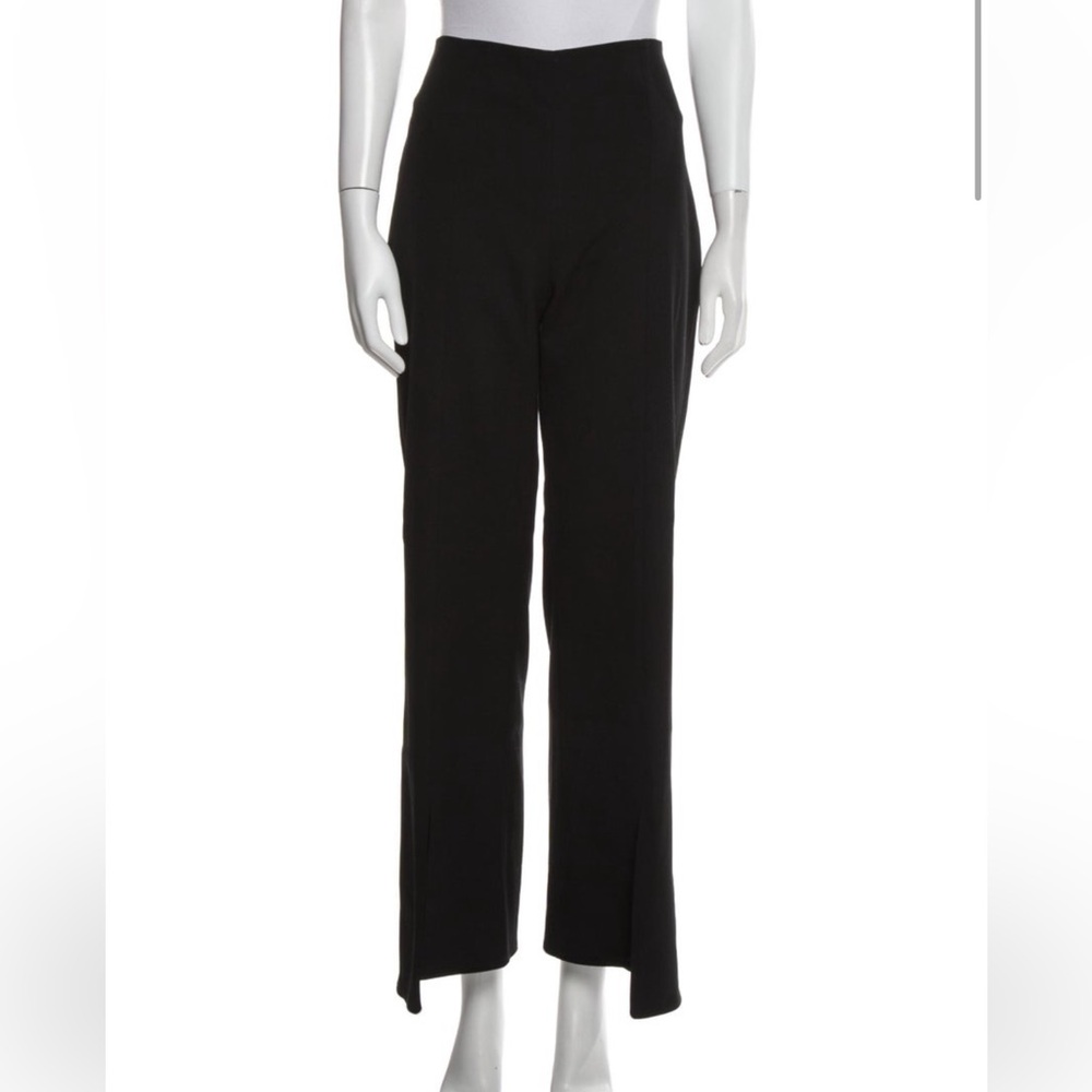 Ganni cropped split hem trousers